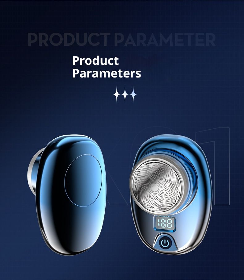 6D-Rotationsrasierer für Männer – Ultraleiser, wiederaufladbarer Rasierer mit schwebenden Scherköpfen, LED-Anzeige und wasserdichter Nass-/Trockenanwendung_voghion.com