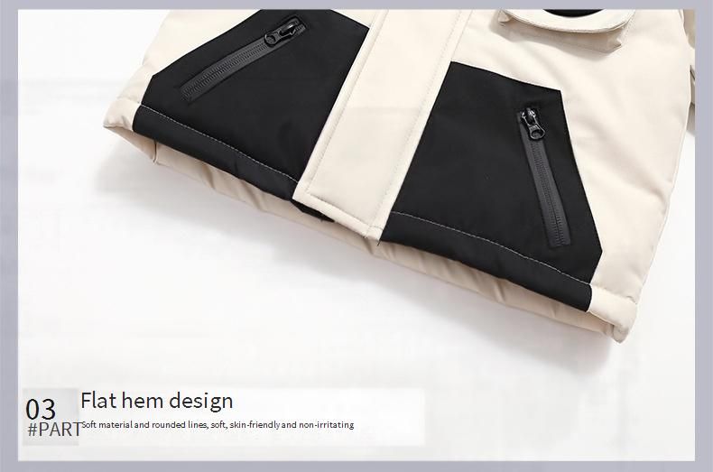 Hochwertiges Baby-Daunenjacken- und Overall-Set – Verstellbarer Doppelbund, 90 % weiße Entendaunen, UV-Schutz (80–110 cm, 6 Farben, Koreanischer Stil)_voghion.com