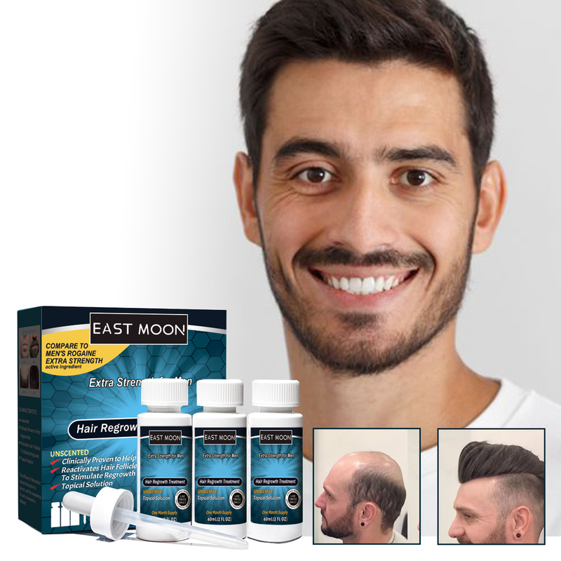 Losion East Moon Men's Nourishing Care Protiv opadanja, za čvrstu kosu, za gustu hidratantnu esenciju_voghion.com