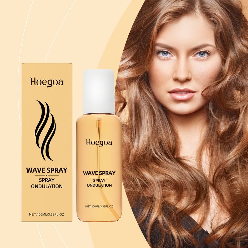 HOEGOA Locken definierendes tägliches Frisurenformungs-Textur-Feuchtigkeitsspendender Halt Natürlich schönes Styling-Spray_voghion.com