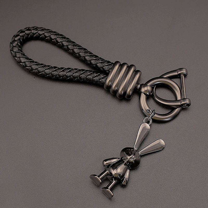 Pár Bunny Keychain Přívěsek Auto High-end Králík Rok Šperky Keychain Muži A Ženy Roztomilý Vynikající Přívěsek_voghion.com
