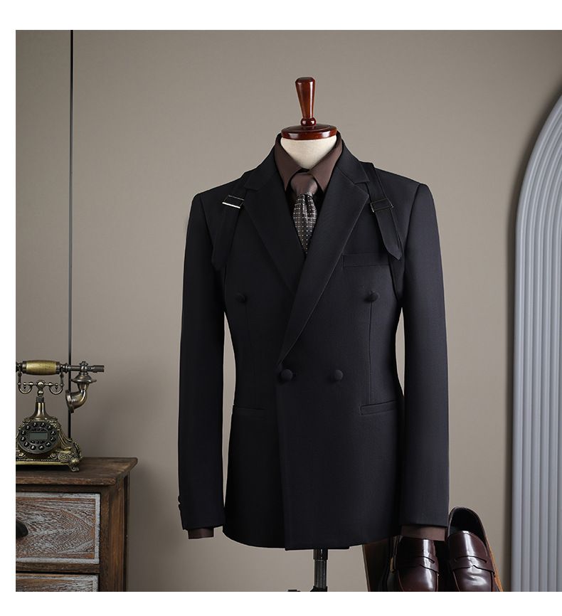 Herrenbekleidung: Stilvolles Slim Fit-Set aus Blazer und Hose für Herren – Freizeit-Outfit für formelle Anlässe, Hochzeiten, Partys, Jacken und Hosen (mehrere Farben und Größen)_voghion.com