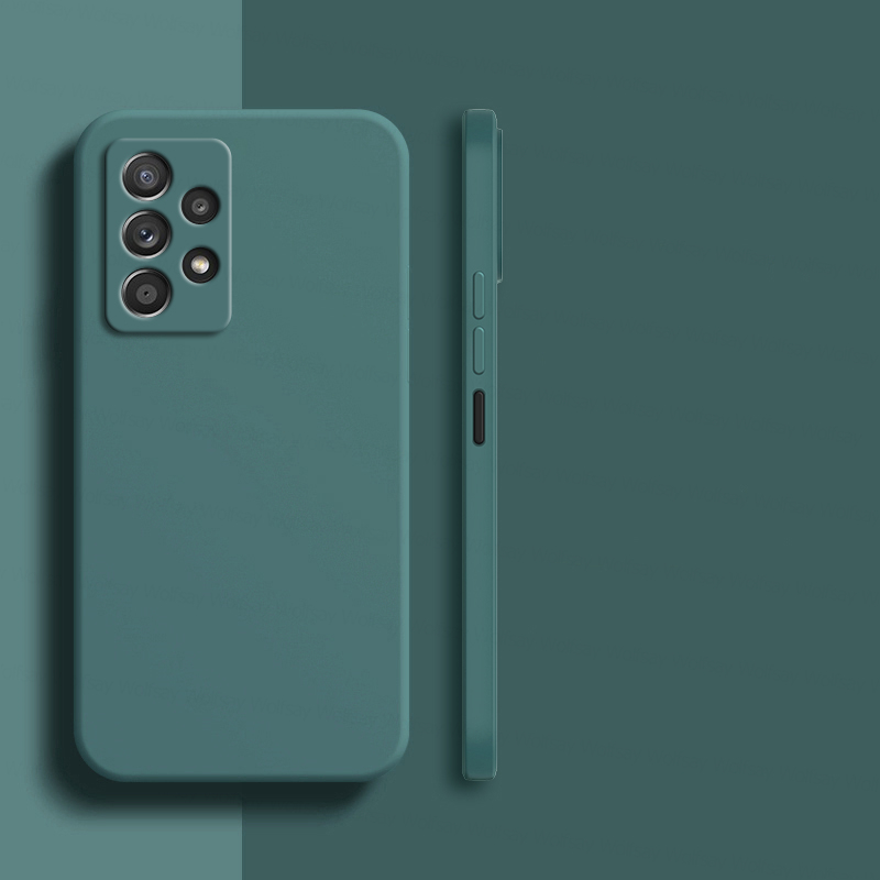Für Samsung Galaxy A53 5G Fall Samsung A53 A52 A72 A32 A22 A12 Abdeckung Stoßfest Flüssiges Silikon TPU_voghion.com