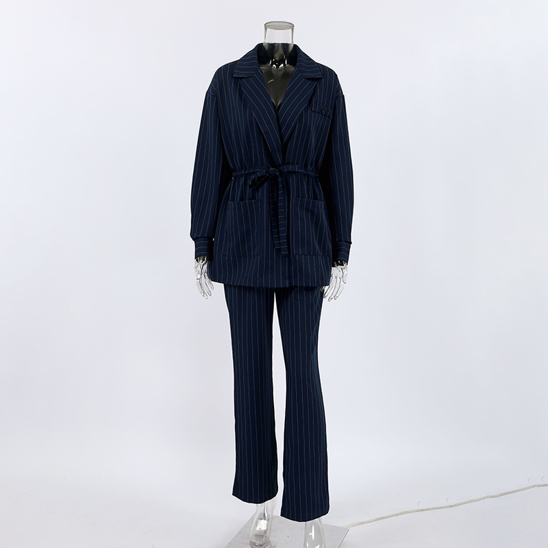 Women's suits fall new casual fashion street trend long-sleeved trousers._voghion.com