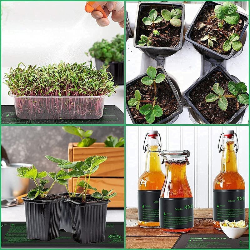 21 W wasserdichte Heizmatte für Setzlinge – 25 x 53 cm für den Innenbereich_voghion.com
