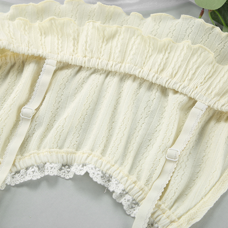 Nuovo set estivo da donna con canotta, pantaloncini e pigiama in maglia bianca, due pezzi_voghion.com