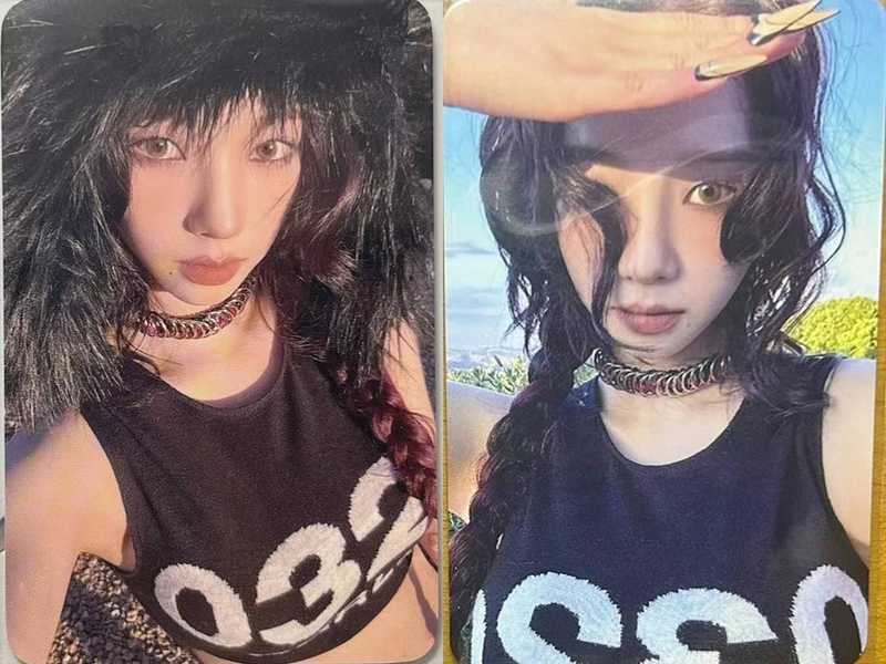 Aespa 5th Mini Album Whiplash Everline Store Benefitial Karina Official Photocard_voghion.com