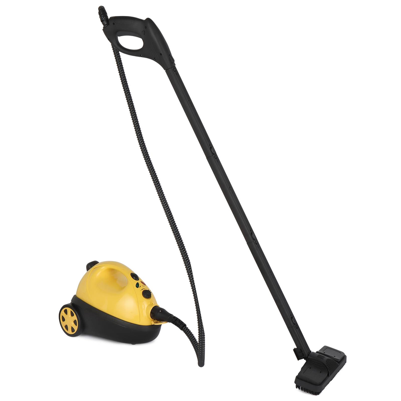 Mehrzweck-Dampfreiniger mit 19 Zubehörteilen, tragbarer Dampfreiniger mit 1,2-Liter-Tank für Fußböden, Teppiche, Fenster, Autos und mehr, 1500 W_voghion.com