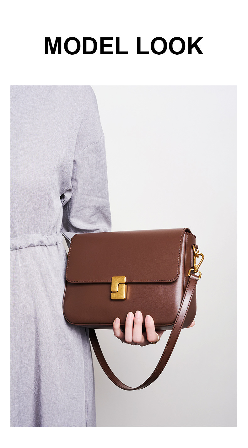 Borsa in vera pelle da donna, borsa a tracolla primaverile ed estiva, borsa a tracolla singola da donna, piccola borsa quadrata, borsa in pelle di mucca_voghion.com