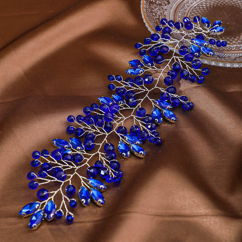 Elegantes Kristall-Haarband für Damen – handgefertigtes Kopfstück mit Perlen für Hochzeiten, Partys und besondere Anlässe. Handgefertigte Accessoires mit gepresster Perlenrückseite._voghion.com