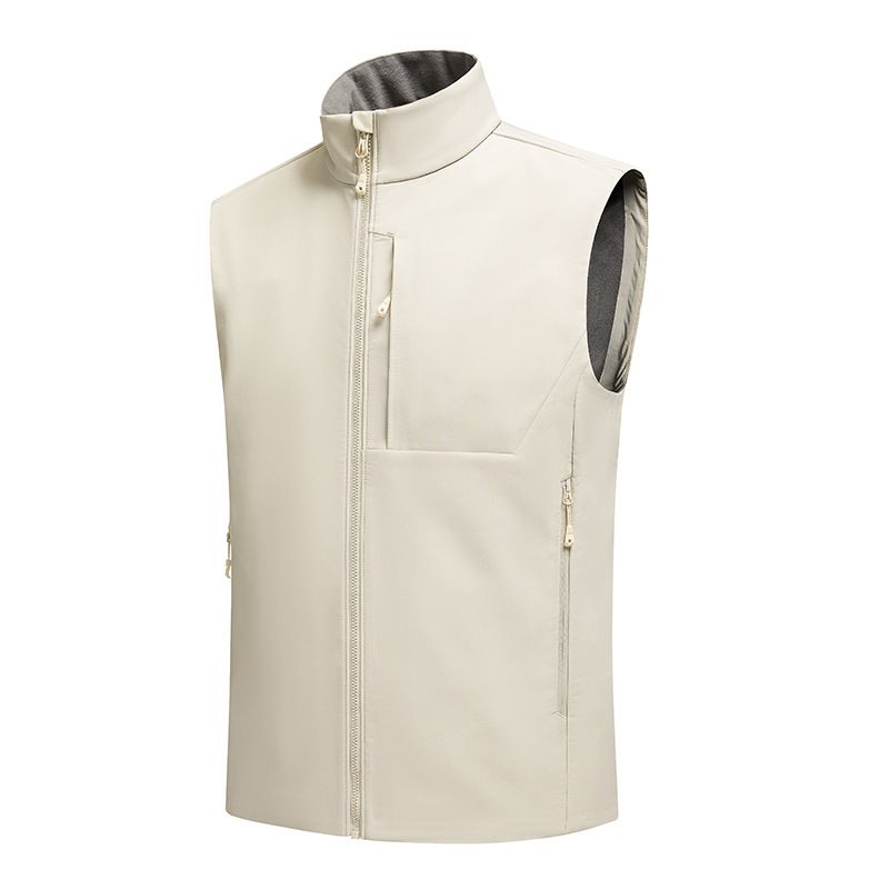 Men’s Softshell Vest – Waterproof Windproof Workout Sleeveless Jacket For Running & Outdoor (M-8XL)_voghion.com