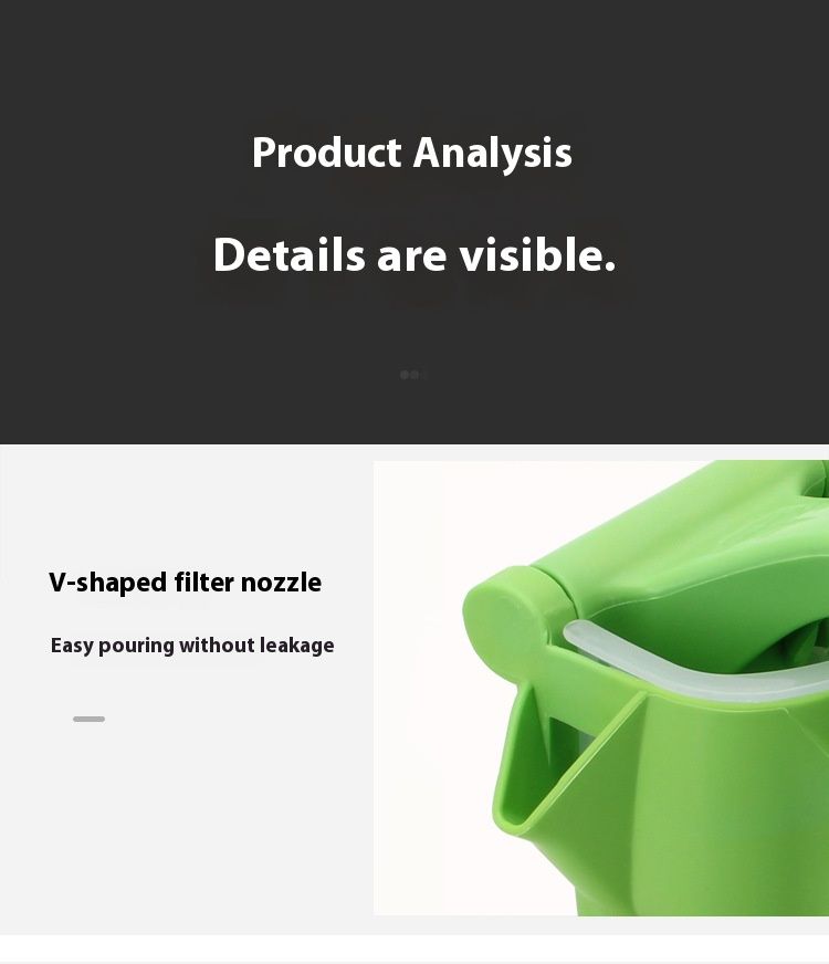 Manual Multi-Purpose Juicer - Compact Plastic Fruit Press For Citrus, Berries & Soft Fruits - Lightweight & Portable_voghion.com