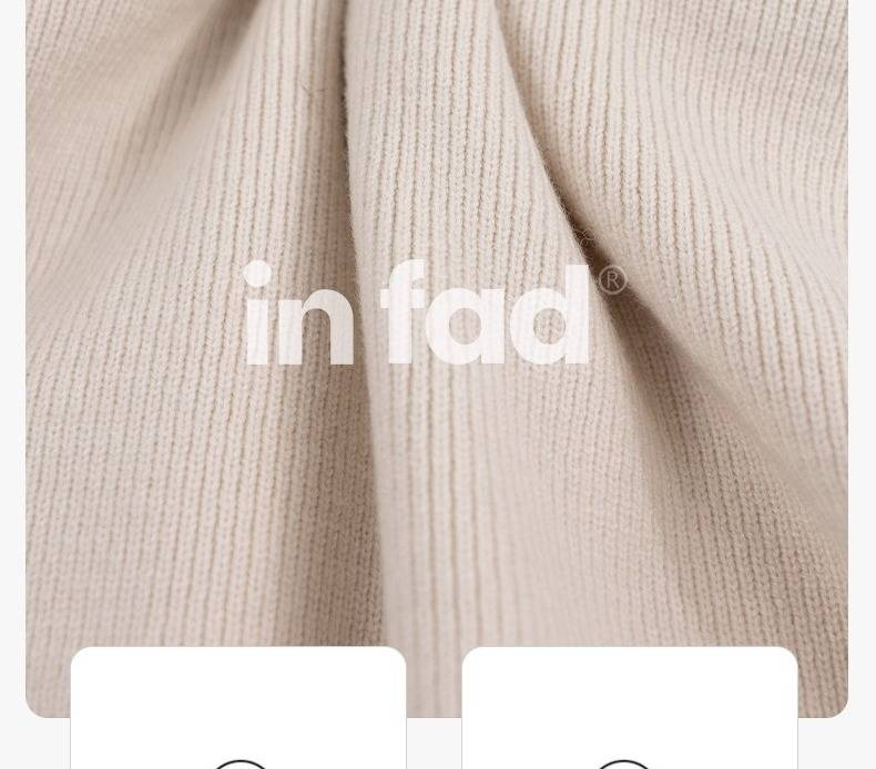 Cardigan d'hiver zippé pour homme – Veste à revers en tricot épais, doublure polaire chaude, style décontracté (bleu marine/abricot, M-3XL)_voghion.com