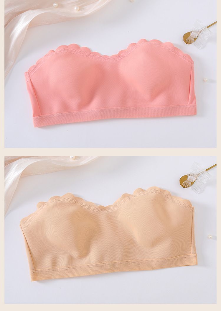 Sous-vêtements et vêtements de nuit Soutien-gorge sans bretelles antidérapant pour femme avec boucles dans le dos_voghion.com