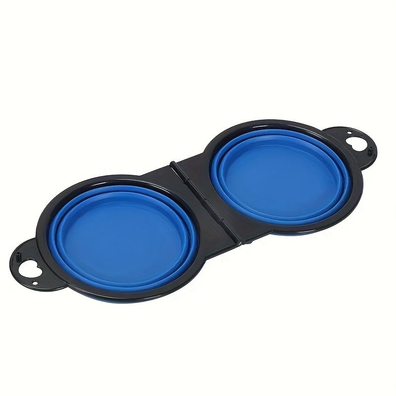 The New Model Is Foldable Double-layer Pet Bowl That Combines The Function Of A Feeder._voghion.com