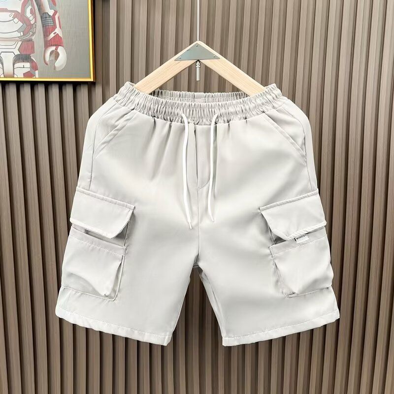 Men's Lightweight Summer Cargo Shorts - Relaxed Fit Casual Short Pants With Multiple Pockets, Straight Cut For Comfort (Black, Khaki, Gray) _voghion.com