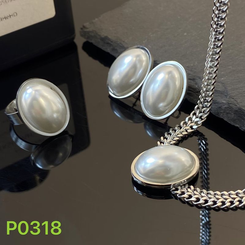 Neue vielseitige natürliche Shijia-Halskette mit großer Perle und dicker Titan-Halskette für Damen, schlichte, elegante kubanische Kette aus Edelstahl_voghion.com
