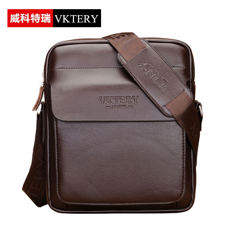Weikotu Single Shoulder Crossbody Bag Korean Style Business Men's Fashion Briefcase_voghion.com