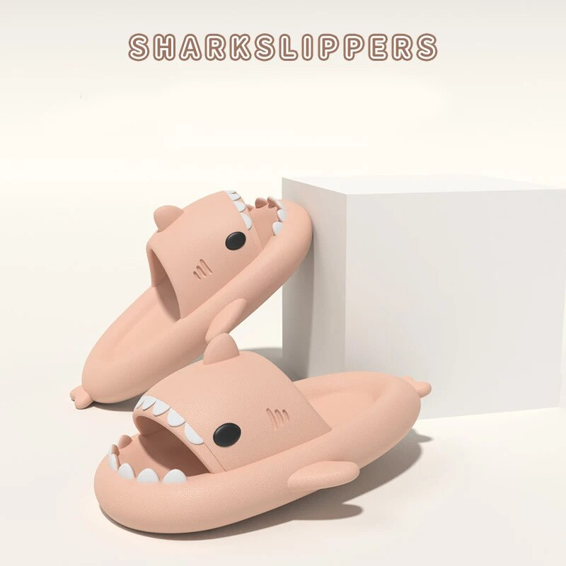 Shark Slides Γυναικείες σαγιονάρες Σπίτι Ζευγάρι Παιδικό Μπάνιο Flat παπούτσια Υπαίθρια παραλία Αστεία σανδάλια Ανδρικές παντόφλες_voghion.com