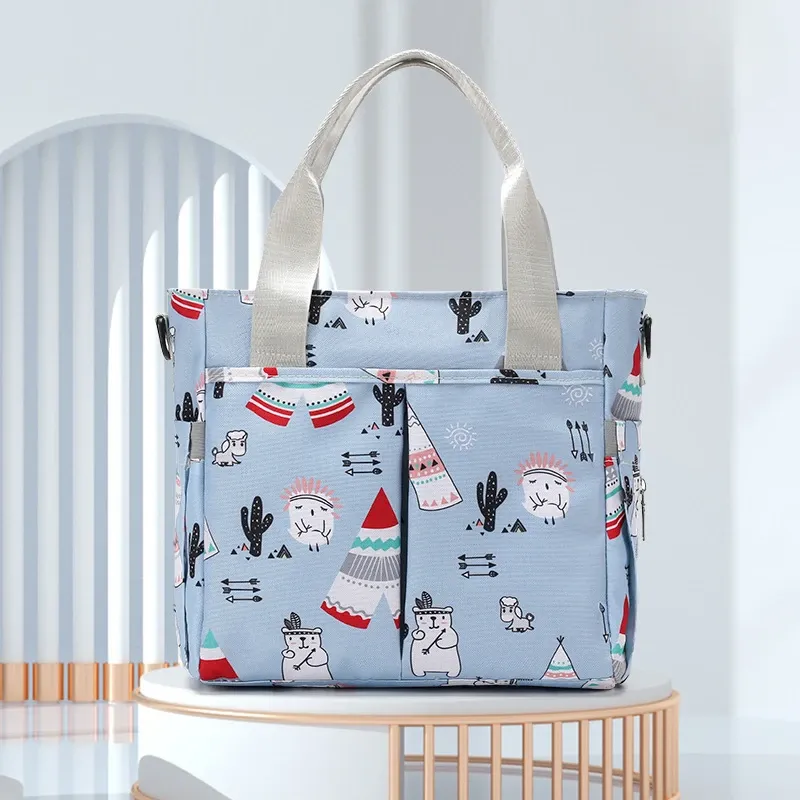 Modische Mama-Tasche mit großem Fassungsvermögen und mehreren Fächern – praktisches Design für eine Schulter/umhänge_voghion.com