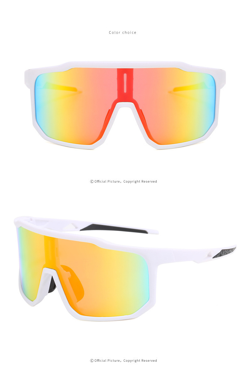 Lunettes coupe-vent unisexes Cycg pour l'extérieur, grand cadre, cycg, ski, alpinisme, route, vélo de montagne, lunettes de sport pour femmes_voghion.com