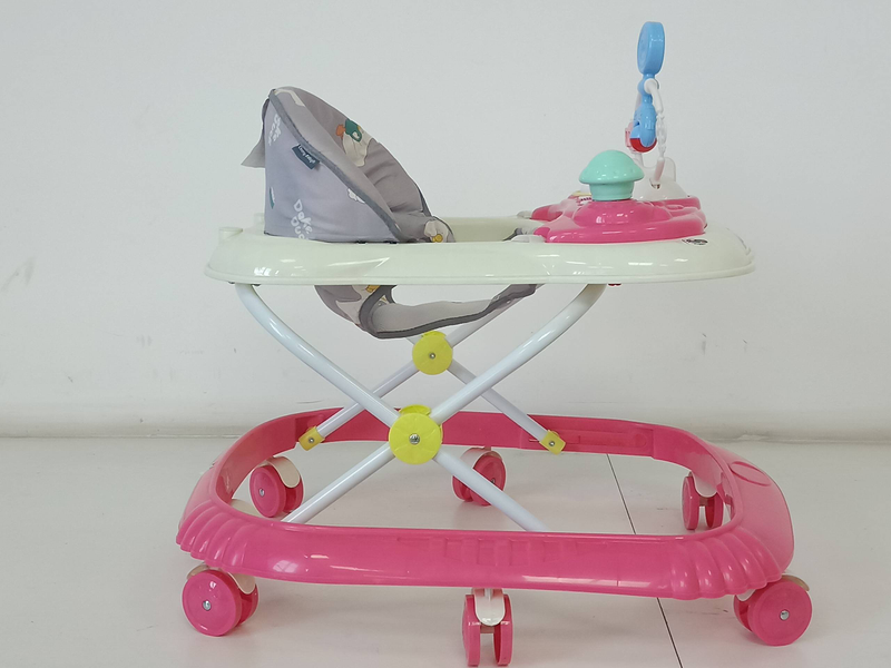 Poussette multifonctionnelle anti-retournement pour bébé, peut s'asseoir et pousser, apprendre à conduire, démarrer la voiture, pliable_voghion.com