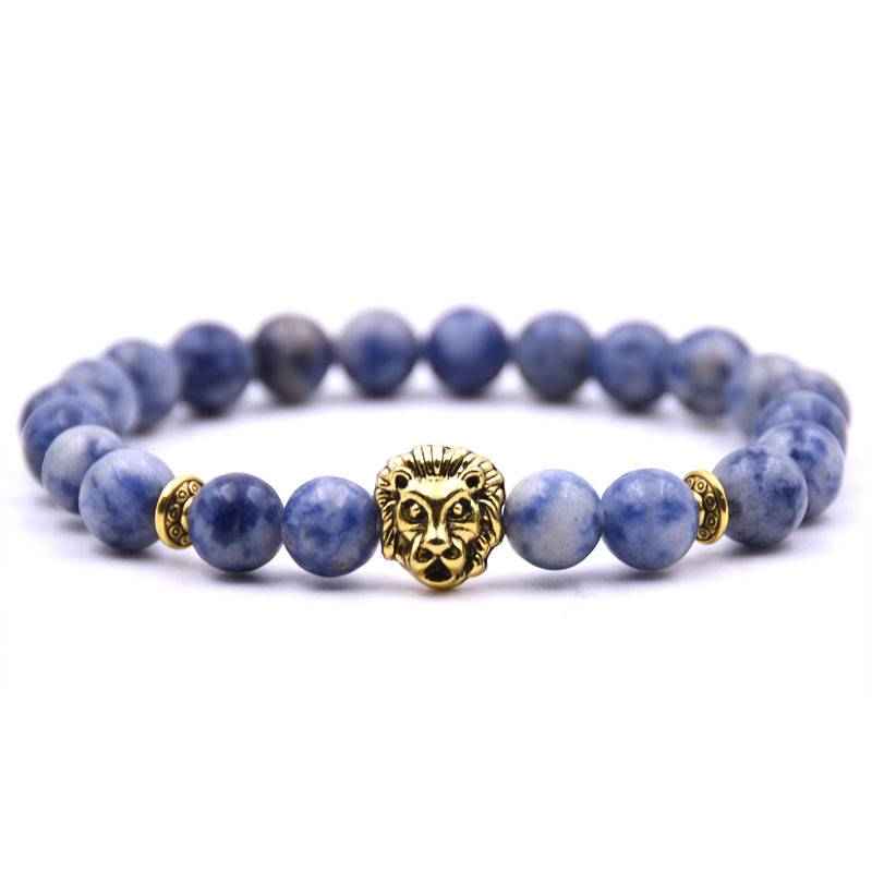 Mode natürliche stein Buddha perlen armband vulkanischen stein löwenkopf armband_voghion.com