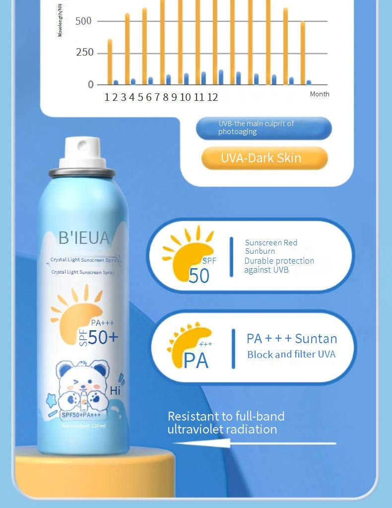 Crème solaire pour enfants 50++++ Spray solaire Air Cushion Baby Baby Isolation Anti Ultraviolet Crème solaire authentique_voghion.com