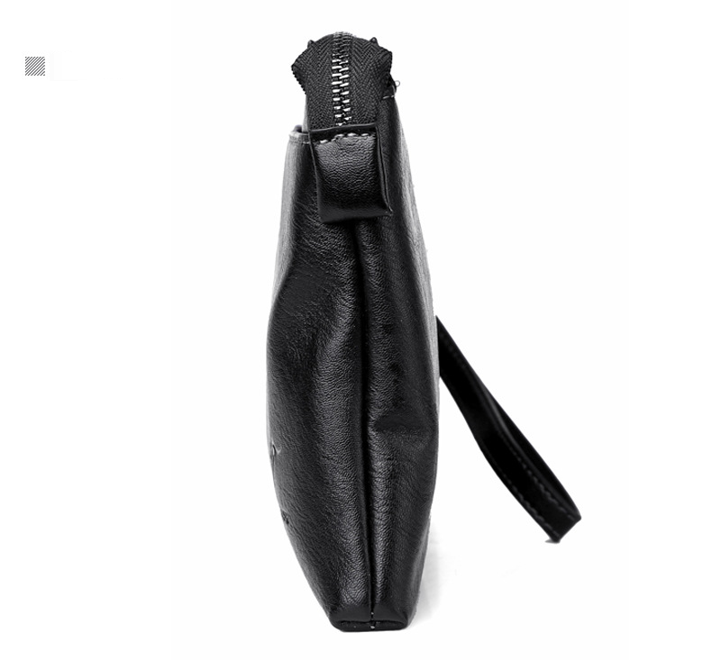 Men's Clutch Soft Leather Casual Large Capacity Clutch Men's Clutch Business Envelope Bag_voghion.com