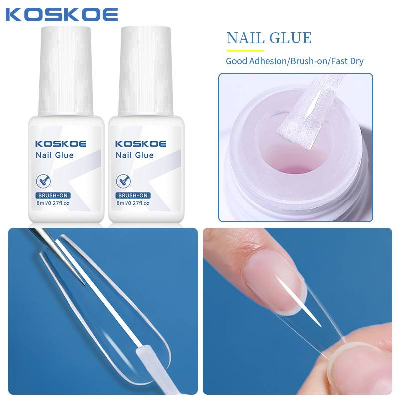 Colle à ongles, nouvelle colle à ongles pour photothérapie, base pour ongles, solide et durable, extension ferme sans abîmer les ongles, dédiée aux salons de manucure._voghion.com