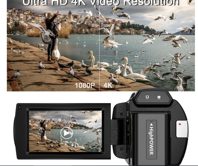 Nuovo stile natalizioNuova fotocamera digitale ad alta definizione 4K da 56 megapixel, telecamera per streaming live WiFi wireless, telecamera multifunzione_voghion.com