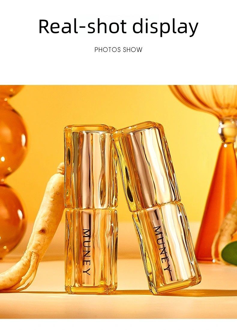 MUNEY Ginseng Essence Luxury Lip Balm A Thousand Shades For A Thousand Lips Feuchtigkeitsspendender Lippenstift mit farbverändernder Wärme_voghion.com