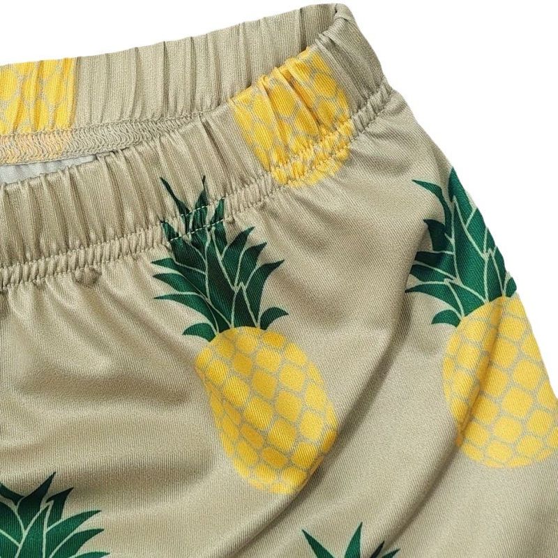 Conjunto de pijama de verano para mujer: camiseta y pantalones cortos de poliéster suave y transpirable, ideal para estar en casa, en la residencia universitaria y para viajar (tallas S-Xxl, colores combinados)_voghion.com