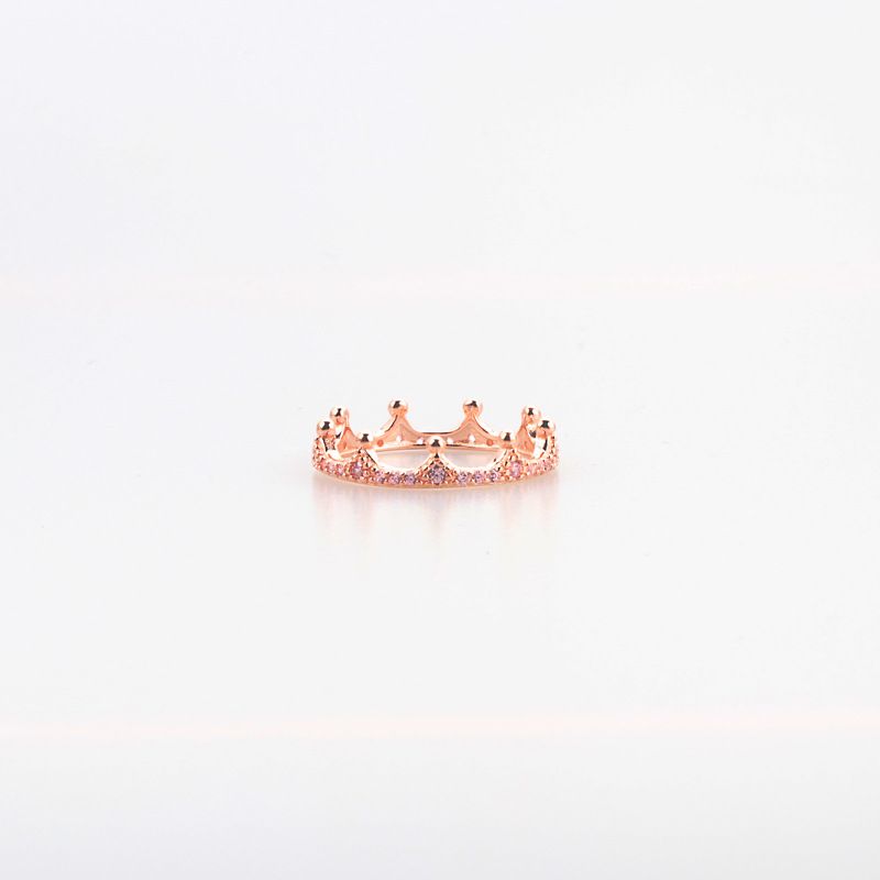 Women's Jewelry Crown Ring - Elegant Stackable Knuckle Ring In Gold, Silver & Rose Gold, Minimalist Design For Everyday Wear, Sizes 50-60_voghion.com