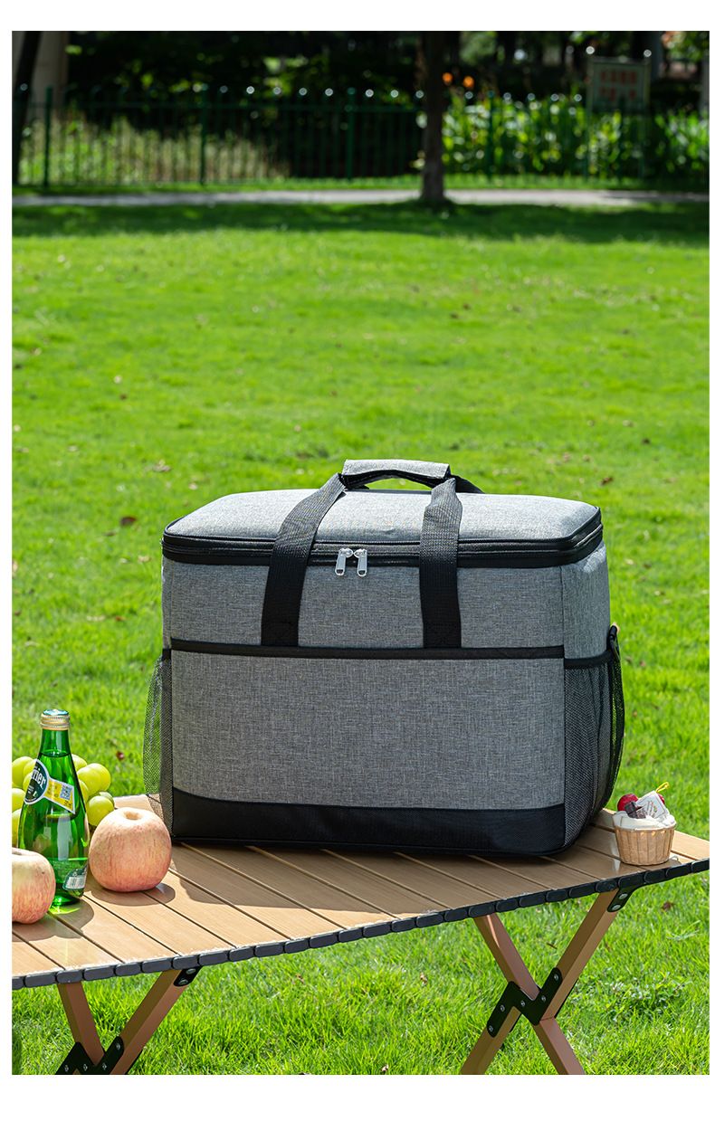 45-l-Isoliertasche, große Picknicktasche für den Außenbereich, wasserdichter Eisbeutel aus Oxford-Stoff, verdickte Auto-Isoliertasche_voghion.com
