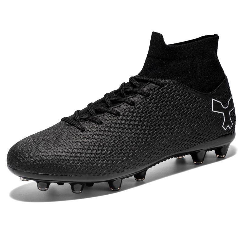 New Soccer Men Women AG Long Spikes Adult Student Competition Professional Children Training Shoes_voghion.com