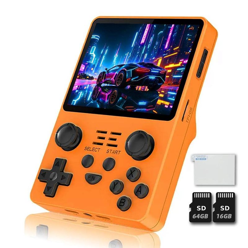 Consola de juegos portátil RGB20S de 3,5 pulgadas con pantalla IPS de código abierto y más de 25 emuladores_voghion.com