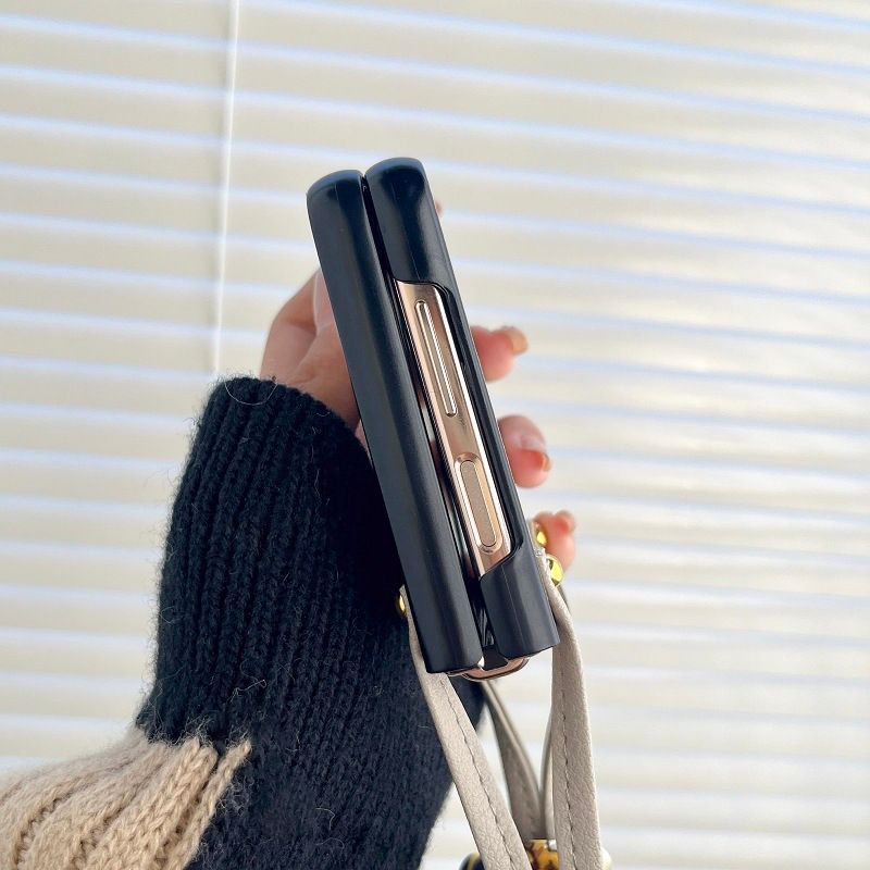 Custodia con passante per cintura Sciarpe per Samsung Galaxy Z Flip 6 Z Flip 5 Z Flip 4 3 2 1 Custodia antiurto per Flip 2 Cover posteriore_voghion.com