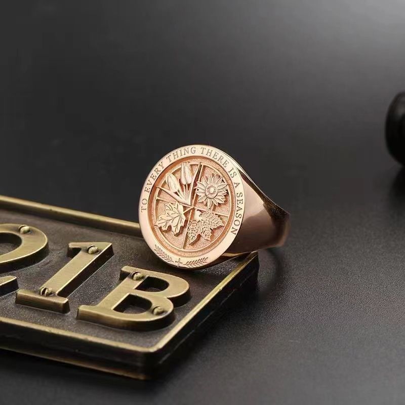 Papas Everything Has Its Place Unisex Ring Bold Light Luxury Niche Style Personality Fashion Versatile_voghion.com