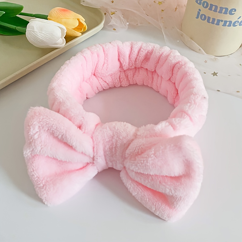 Fascia morbida in peluche Fascia per capelli Cross Kont Fascia elastica per capelli per donne Ragazze Lavare il viso Turbante Copricapo Accessori per capelli_voghion.com