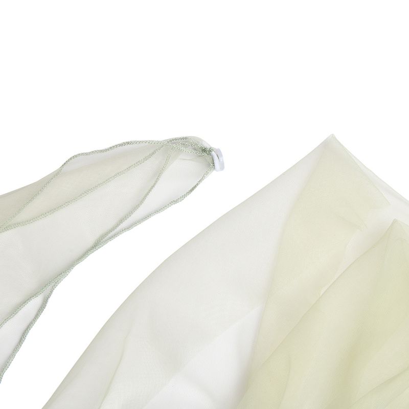 Women's temperament sexy see-through mesh stitching chest top_voghion.com