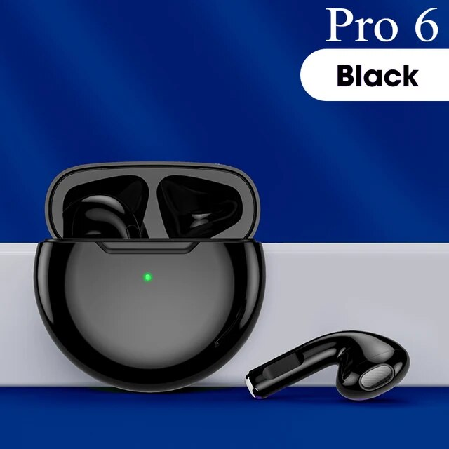 Original Pro6 Tws Smart Touch Control Wireless Headphone Bluetooth 5.0 Earphones Sport Earbuds Music Headset For All Smartphones_voghion.com