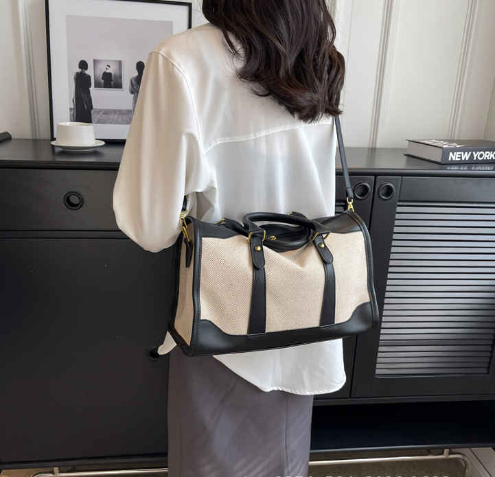 Borsa da viaggio per il tempo libero con grande capacità, borsa a tracolla singola trendy e versatile, pendolarismo a breve distanza, dimensione della borsa alla moda_voghion.com