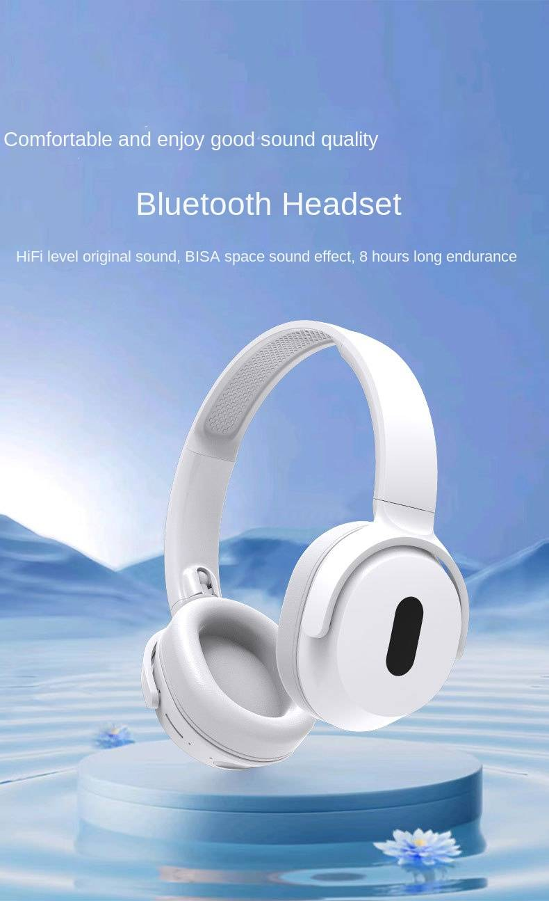 Headband bluetooth headset ultra-long life without sound leakage foldable sports bluetooth wireless headset_voghion.com