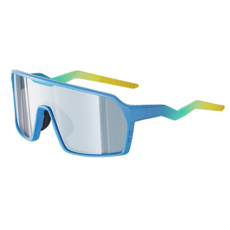 Cycling Eyewear TR90 Sports Sunglasses For Mountain Biking UV400 Protection Anti-Fog & Polarized Lenses Lightweight Frame With Lightning Temples_voghion.com