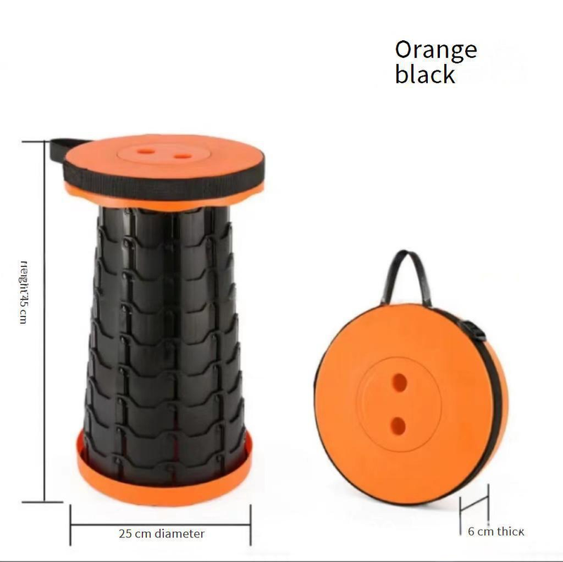 Portable Rainbow Folding Stool Compact Travel Chair For Outdoor Camping Home Use_voghion.com