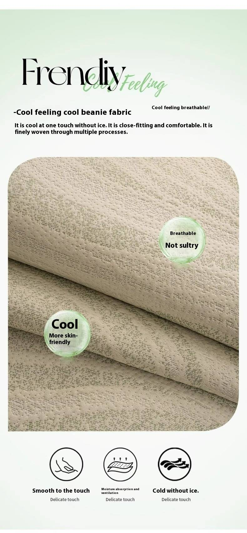 Summer Cooling Sofa Pad - Ice Silk Non-Slip Cushion Cover With Unique Shape Design, Breathable & Soft Seat Protector For Living Room_voghion.com