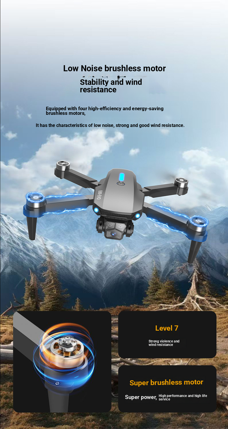 Aerial Photography Special Drone Ultra-clear Return Aircraft GPS Fixed-level Student FPV Remote Control Aircraft Toys_voghion.com