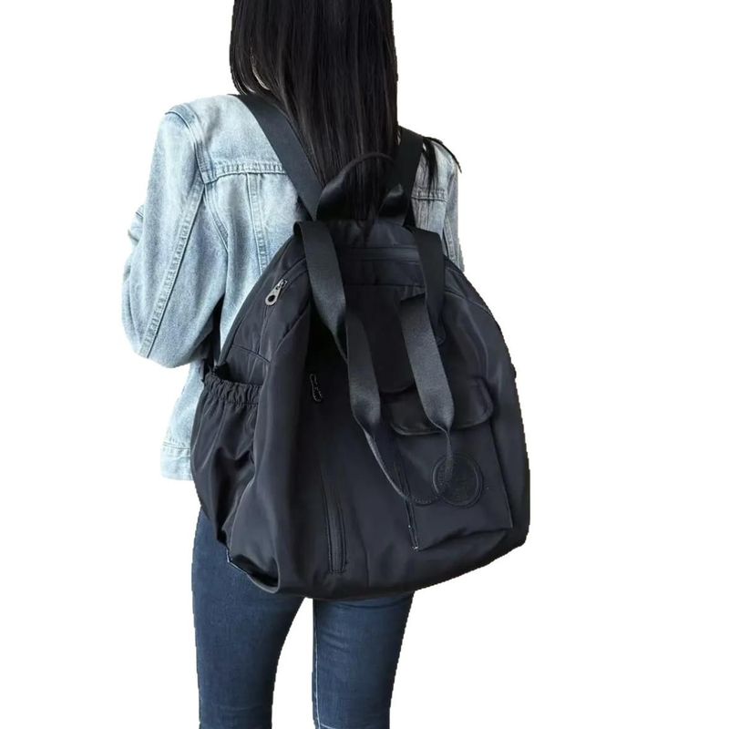 Zaino da viaggio casual da donna di grande capacità 2025, borsa impermeabile alla moda in tessuto Oxford_voghion.com