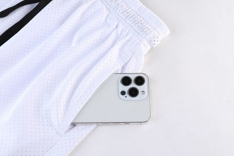 Shorts de sport pour hommes, leggings d'entraînement, pantalons de basket-ball à séchage rapide, tissés en deux pièces respirants_voghion.com